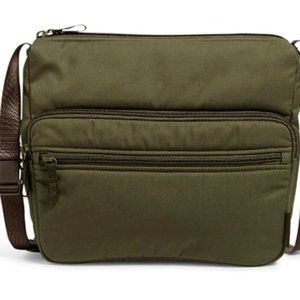 NWT Vera Bradley Recycled Cotton Utility Crossbody Purse - Ivy Green